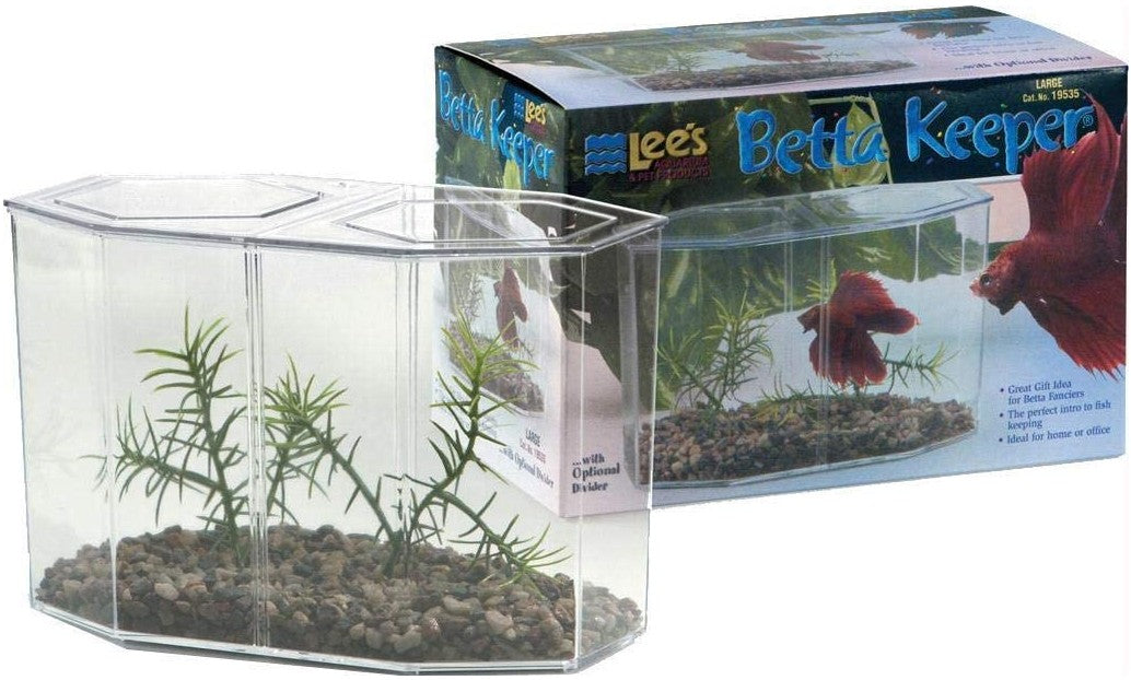 Lees Betta Keeper Hex Dual Aquarium Aquariums For Beginners