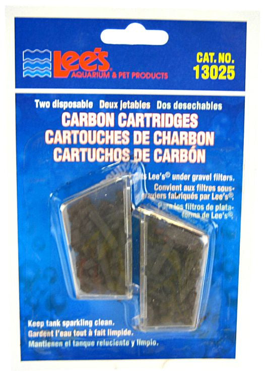 Lees Carbon Cartridges for Under Gravel Filters for Aquariums Aquariums For Beginners