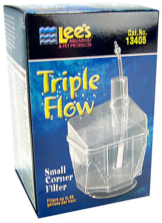 Lees Triple Flow Corner Aquarium Filter Aquariums For Beginners