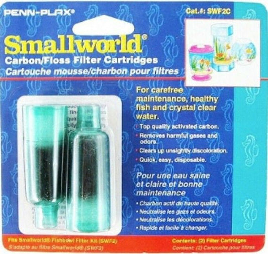 Penn Plax Small World Replacement Cartridge for the Fishbowl Filter Aquariums For Beginners