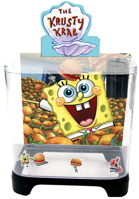 Penn Plax SpongeBob Aquarium Kit 1.5 Gallon Aquariums For Beginners
