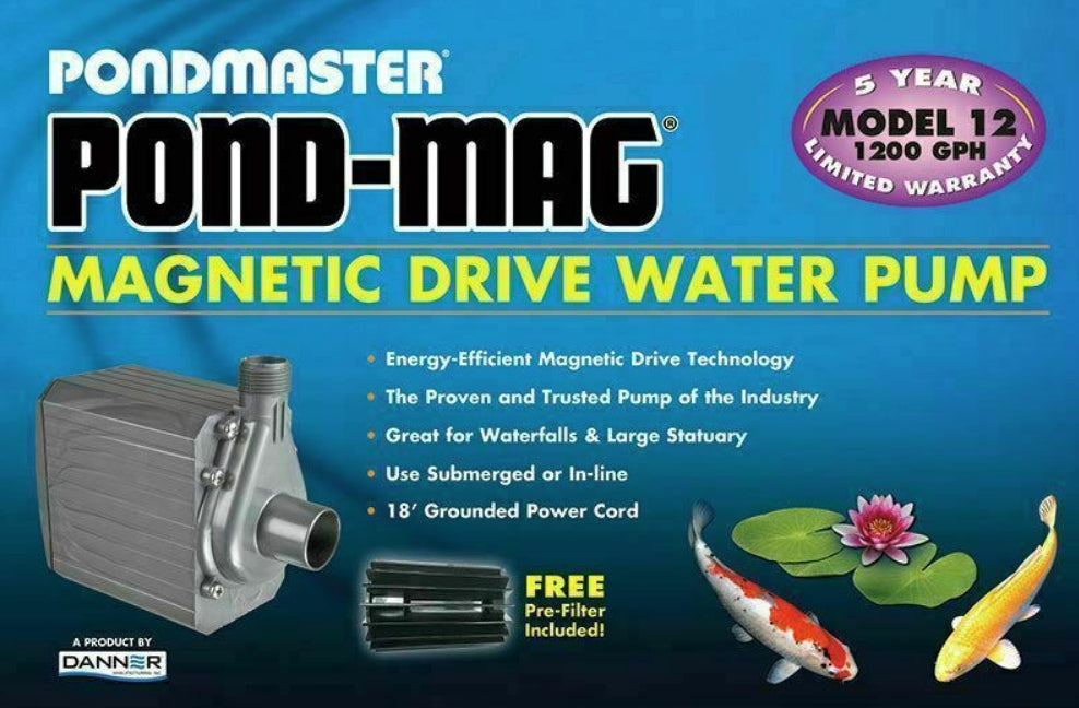 Pondmaster Pond Mag Magnetic Drive Water Pump Aquariums For Beginners