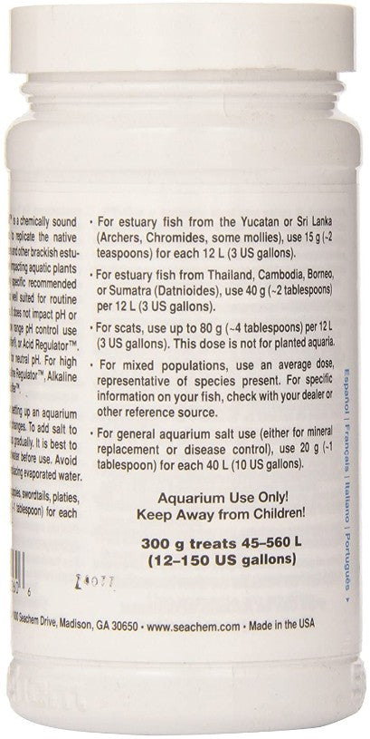 Seachem Brackish Salt for Aquariums Aquariums For Beginners