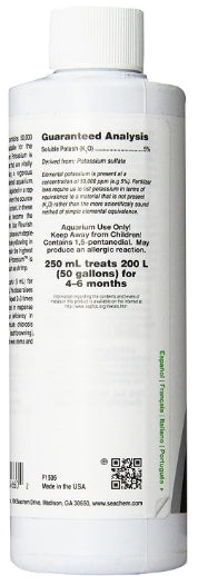 Seachem Flourish Potassium Supplement for the Planted Aquarium Aquariums For Beginners