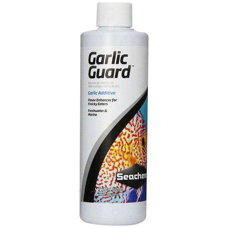 Seachem Garlic Guard Garlic Additive Flavor Enhancer for Freshwater and Marine Aquarium Fish Aquariums For Beginners