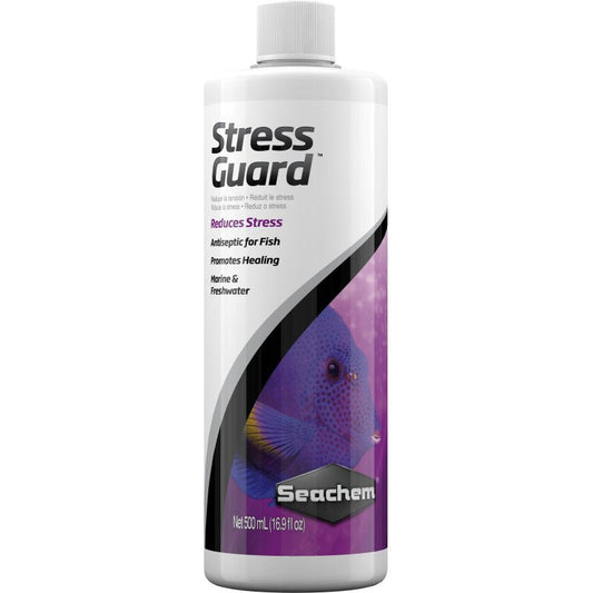 Seachem StressGuard Reduces Stress Aquariums For Beginners