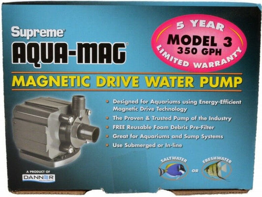 Supreme Aqua-Mag Magnetic Drive Water Pump Aquariums For Beginners