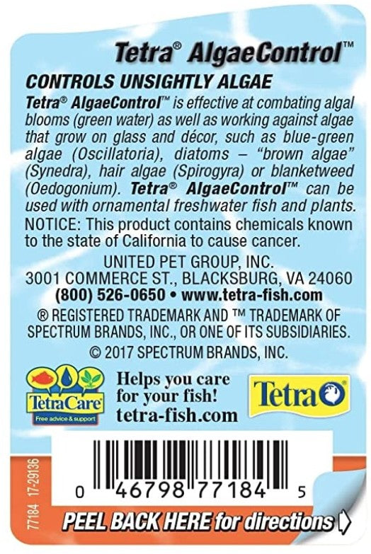 Tetra Algae Control Broad Spectrum Algae Control for Aquariums with Plants and Fish Aquariums For Beginners