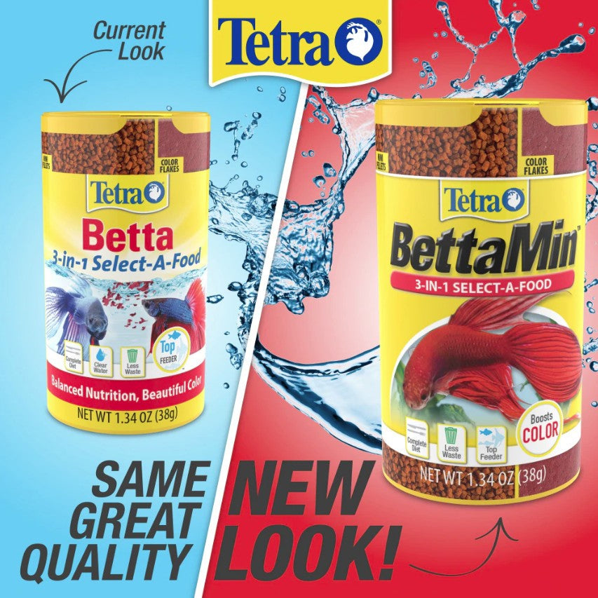 Tetra BettaMin Select-A-Food Aquariums For Beginners