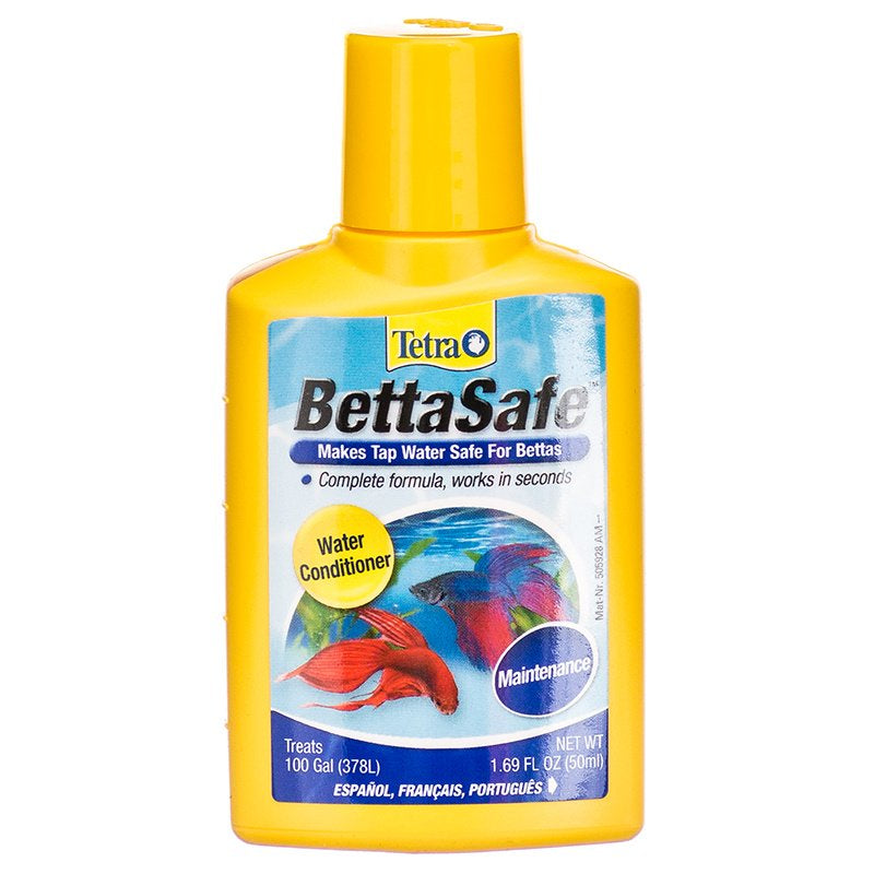 Tetra BettaSafe Water Conditioner Makes Tap Water Safe for Bettas Aquariums For Beginners