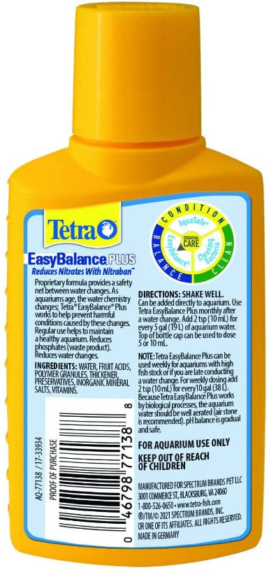 Tetra Easy Balance Plus Reduces Nitrates with Nitraban for Aquariums Aquariums For Beginners