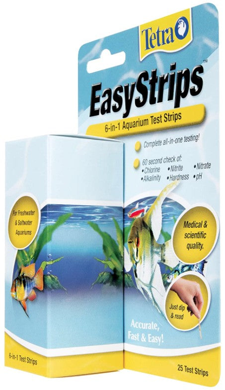 Tetra EasyStrips 6-in-1 Aquarium Test Strips Aquariums For Beginners