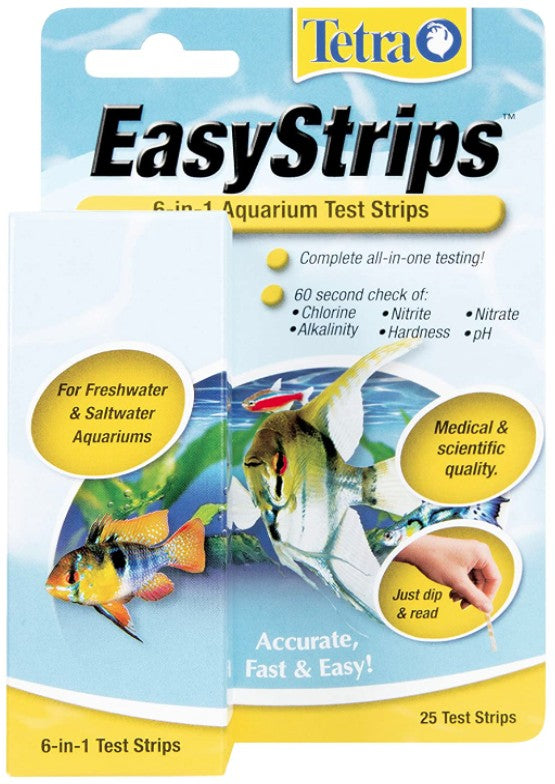 Tetra EasyStrips 6-in-1 Aquarium Test Strips Aquariums For Beginners