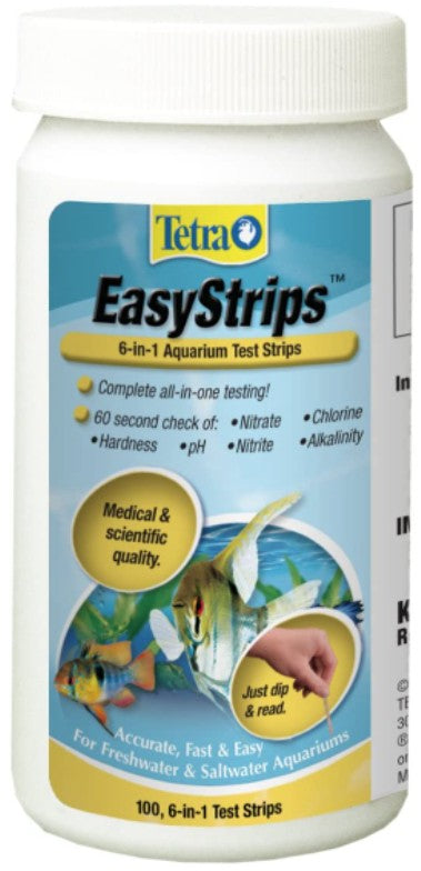 Tetra EasyStrips 6-in-1 Aquarium Test Strips Aquariums For Beginners