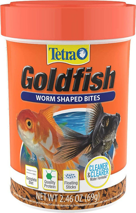 Tetra Goldfish Worm Shaped Bites Aquariums For Beginners