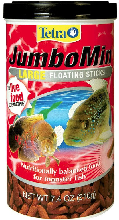 Tetra JumboMin Large Floating Sticks Nutritionally Balanced Fish Food for Monster Fish Aquariums For Beginners