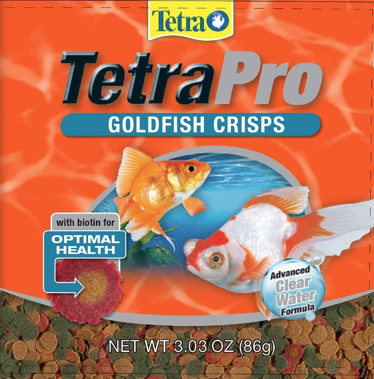 Tetra Pro Goldfish Crisps Fish Food for Optimal Health Aquariums For Beginners