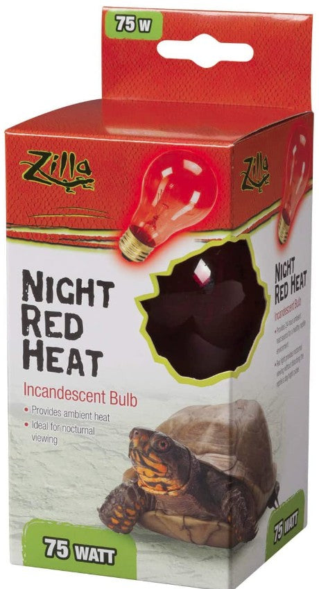 Zilla Night Red Heat Incandescent Bulb Aquariums For Beginners