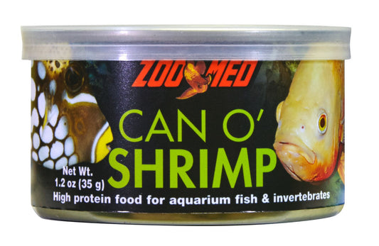 Zoo Med Can O Shrimp High Protein Food for Aquarium Fish and Invertebrates Aquariums For Beginners