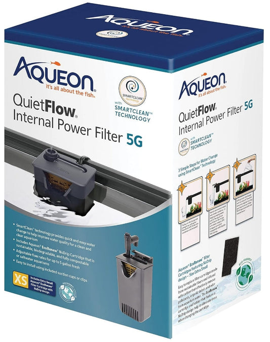 Aqueon QuietFlow SmartClean Internal Power Filter