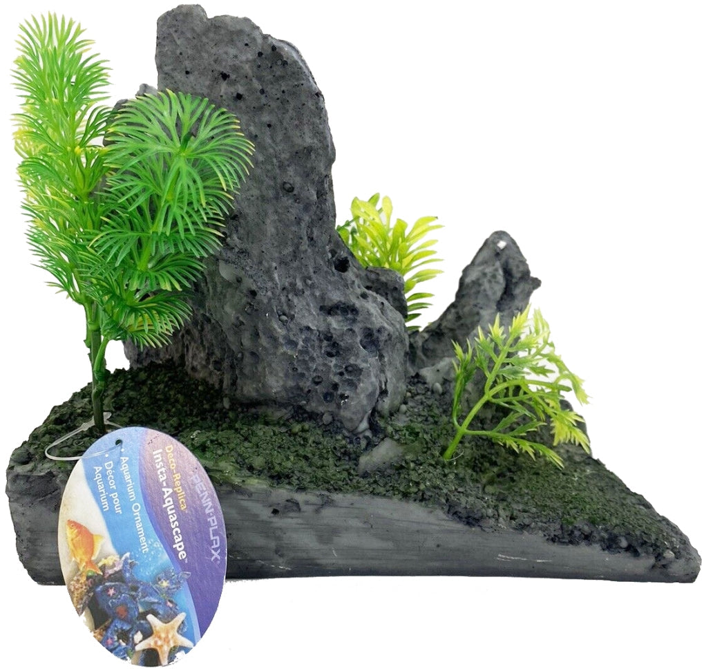 Penn Plax Deco-Replicas Instant Aquascape Grey Rock Ornament